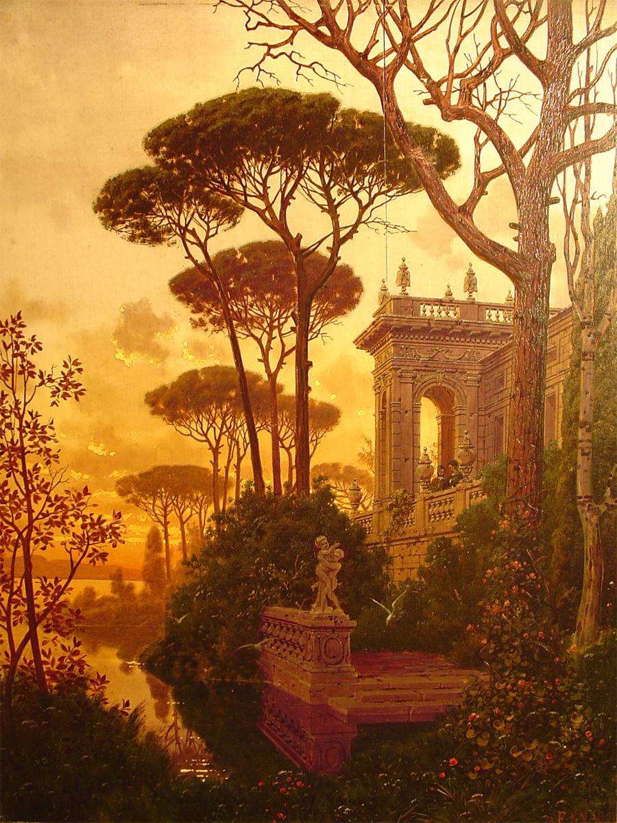 Ferdinand Knab - Italian Villa in the Sea