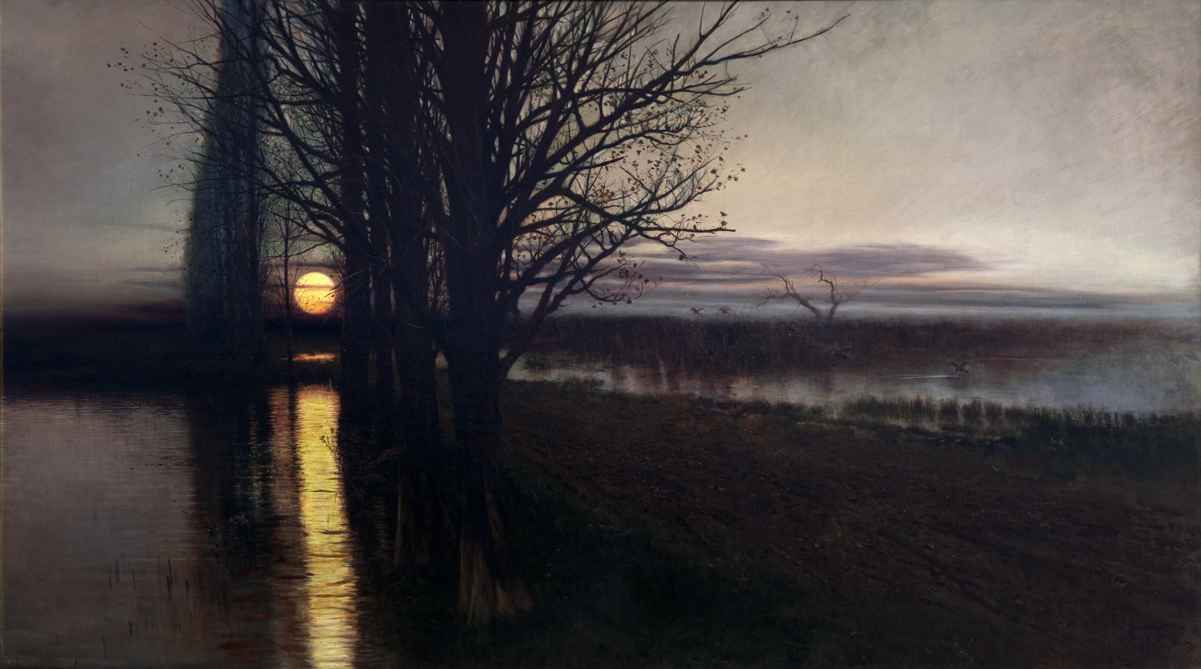 Stanisław Masłowski - Moonrise, 1884
